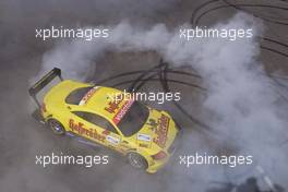04.04.2002 Rust, Deutschland, Donnerstag, DTM Präsentation Saison 2002 im Europapark Rust, ABT Audi Sportsline macht DONUTS auf dem Parkplatz, FEATURE c xpb.cc Mail: info@xpb.cc  Datenbank: www.xpb.cc 