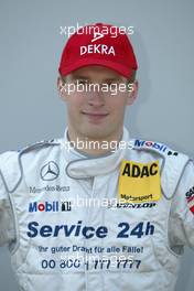 04.04.2002 Rust, Deutschland, Donnerstag, Portraittermin DTM, STEFAN MÜCKE / AMG-Mercedes (Rosberg) c xpb.cc Mail: info@xpb.cc  Datenbank: www.xpb.cc 