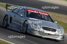 03.04.2002 Hockenheim, Deutschland, DTM Testfahrten auf dem Hockenheimring am Mittwoch, Wagen von Uwe Alzen (D), CLK  (wird nur zum Testen eingesetzt), AMG-Mercedes c xpb.cc Mail: info@xpb.cc  Datenbank: www.xpb.cc 