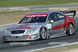 03.04.2002 Hockenheim, Deutschland, DTM Testfahrten auf dem Hockenheimring am Mittwoch, Wagen von Bernd Schneider (D), CLK, AMG-Mercedes c xpb.cc Mail: info@xpb.cc  Datenbank: www.xpb.cc 