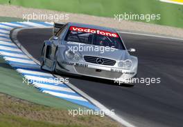 03.04.2002 Hockenheim, Deutschland, DTM Testfahrten auf dem Hockenheimring am Mittwoch, Wagen von Uwe Alzen (D), CLK  (wird nur zum Testen eingesetzt), AMG-Mercedes c xpb.cc Mail: info@xpb.cc  Datenbank: www.xpb.cc 