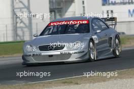 03.04.2002 Hockenheim, Deutschland, DTM Testfahrten auf dem Hockenheimring am Mittwoch, Wagen von Uwe Alzen (D), CLK  (wird nur zum Testen eingesetzt), AMG-Mercedes c xpb.cc Mail: info@xpb.cc  Datenbank: www.xpb.cc 