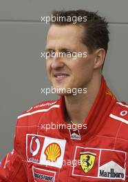 28.02.2002 Melbourne, Australien, Portrait von Michael Schumacher (Scuderia Ferrari Marlboro). Auftakt zur Formel1 Saison 2002 in Melbourne (MEL) c xpb.cc Mail: info@xpb.cc  Datenbank: www.xpb.cc  