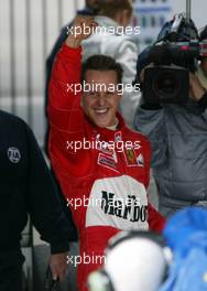 03.03.2002 Melbourne, Australien, Park Ferme, GP von Australien, Michael Schumacher (erster), Melbourne (MEL) c xpb.cc Mail: info@xpb.cc  Datenbank: www.xpb.cc 