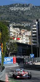 25.05.2002 Monte Carlo, Monaco, F1 in Monaco, Samstag, Training, Allan McNish (Toyota), Strecke, Formel 1 Grand Prix (GP) von Monaco 2002 in Monte Carlo, Monaco c xpb.cc Email: info@xpb.cc, weitere Bilder auf der Datenbank: www.xpb.cc