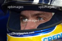 23.05.2002 Monte Carlo, Monaco, F1 in Monaco, Donnerstag, Training, Nick Heidfeld (Sauber) in der Box - Portrait, Formel 1 Grand Prix (GP) von Monaco 2002 in Monte Carlo, Monaco c xpb.cc Email: info@xpb.cc, weitere Bilder auf der Datenbank: www.xpb.cc