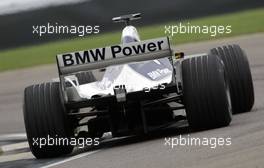 28.09.2002 Indianapolis, USA, F1 in Indianapolis, Samstag, Ralf Schumacher (BMW WilliamsF1, FW24, Nr. 05) auf der Strecke, 2002 SAP United States Grand Prix - (USGP, Formel 1, USA, Grand Prix, GP). c xpb.cc - weitere Bilder auf der Datenbank unter www.xpb.cc - Email: info@xpb.cc