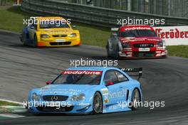 07.09.2003 Zeltweg, Österreich, Gary Paffett (GBR), Service 24h AMG-Mercedes, Mercedes-Benz CLK-DTM, in front of Peter Terting (GER), S line Audi Junior Team, Abt-Audi TT-R, and Jeroen Bleekemolen (NED), OPC Euroteam, Opel Astra V8 Coupé - DTM 2003 in Zeltweg, Grand-Prix-Kurs des A1-Ring, Österreich (Deutsche Tourenwagen Masters)  - Weitere Bilder auf www.xpb.cc, eMail: info@xpb.cc - Belegexemplare senden.  c Copyright: Kennzeichnung mit: Miltenburg / xpb.cc