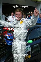 07.09.2003 Zeltweg, Österreich, Marcel Fässler (CHE), AMG-Mercedes, Portrait, standing on his car (1st) - DTM 2003 in Zeltweg, Grand-Prix-Kurs des A1-Ring, Österreich (Deutsche Tourenwagen Masters)  - Weitere Bilder auf www.xpb.cc, eMail: info@xpb.cc - Belegexemplare senden.  c Copyright: Kennzeichnung mit: Miltenburg / xpb.cc