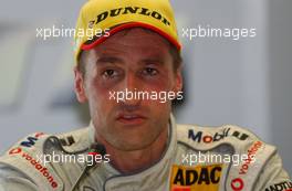 08.06.2003 Klettwitz, Deutschland, Press Conference, Bernd Schneider (GER), Vodafone AMG-Mercedes, Mercedes-Benz CLK-DTM (1st) - DTM 2003 in Klettwitz, EuroSpeedway Lausitz, Lausitzring (Deutsche Tourenwagen Masters)  - Weitere Bilder auf www.xpb.cc, eMail: info@xpb.cc - Belegexemplare senden. c Copyright: Kennzeichnung mit: Miltenburg / xpb.cc