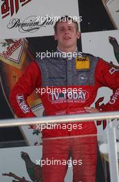 08.06.2003 Klettwitz, Deutschland, Podium, Peter Dumbreck (GBR), OPC Team Phoenix, Portrait - DTM 2003 in Klettwitz, EuroSpeedway Lausitz, Lausitzring (Deutsche Tourenwagen Masters)  - Weitere Bilder auf www.xpb.cc, eMail: info@xpb.cc - Belegexemplare senden. c Copyright: Kennzeichnung mit: Miltenburg / xpb.cc