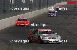 08.06.2003 Klettwitz, Deutschland, Bernd Schneider (GER), Vodafone AMG-Mercedes, Mercedes-Benz CLK-DTM, leading for Peter Dumbreck (GBR), OPC Team Phoenix, Opel Astra V8 Coupé - DTM 2003 in Klettwitz, EuroSpeedway Lausitz, Lausitzring (Deutsche Tourenwagen Masters)  - Weitere Bilder auf www.xpb.cc, eMail: info@xpb.cc - Belegexemplare senden. c Copyright: Kennzeichnung mit: Miltenburg / xpb.cc