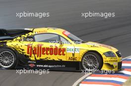 06.06.2003 Klettwitz, Deutschland, Laurent Aiello (FRA), Hasseröder Abt-Audi, Abt-Audi TT-R, spinning into the concrete barrier at the end of the session - DTM 2003 in Klettwitz, EuroSpeedway Lausitz, Lausitzring (Deutsche Tourenwagen Masters)  - Weitere Bilder auf www.xpb.cc, eMail: info@xpb.cc - Belegexemplare senden. c Copyright: Kennzeichnung mit: Miltenburg / xpb.cc