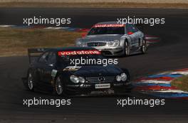 08.06.2003 Klettwitz, Deutschland, Jean Alesi (FRA), AMG-Mercedes, Mercedes-Benz CLK-DTM, in front of Christijan Albers (NED), Express-Service AMG-Mercedes, Mercedes-Benz CLK-DTM - DTM 2003 in Klettwitz, EuroSpeedway Lausitz, Lausitzring (Deutsche Tourenwagen Masters)  - Weitere Bilder auf www.xpb.cc, eMail: info@xpb.cc - Belegexemplare senden. c Copyright: Kennzeichnung mit: Miltenburg / xpb.cc