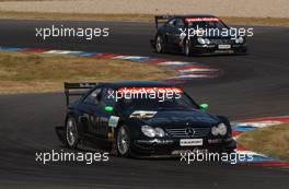 08.06.2003 Klettwitz, Deutschland, Marcel Fässler (CHE), AMG-Mercedes, Mercedes-Benz CLK-DTM, and Jean Alesi (FRA), AMG-Mercedes, Mercedes-Benz CLK-DTM - DTM 2003 in Klettwitz, EuroSpeedway Lausitz, Lausitzring (Deutsche Tourenwagen Masters)  - Weitere Bilder auf www.xpb.cc, eMail: info@xpb.cc - Belegexemplare senden. c Copyright: Kennzeichnung mit: Miltenburg / xpb.cc