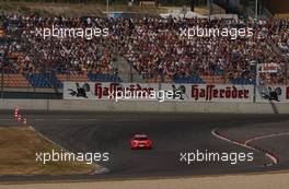 08.06.2003 Klettwitz, Deutschland, Peter Dumbreck (GBR), OPC Team Phoenix, Opel Astra V8 Coupé, driving into the first part of the infield - DTM 2003 in Klettwitz, EuroSpeedway Lausitz, Lausitzring (Deutsche Tourenwagen Masters)  - Weitere Bilder auf www.xpb.cc, eMail: info@xpb.cc - Belegexemplare senden. c Copyright: Kennzeichnung mit: Miltenburg / xpb.cc