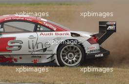 06.06.2003 Klettwitz, Deutschland, Peter Terting (GER), S line Audi Junior Team, Abt-Audi TT-R, spinning off onto the grass - DTM 2003 in Klettwitz, EuroSpeedway Lausitz, Lausitzring (Deutsche Tourenwagen Masters)  - Weitere Bilder auf www.xpb.cc, eMail: info@xpb.cc - Belegexemplare senden. c Copyright: Kennzeichnung mit: Miltenburg / xpb.cc