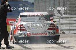 23.05.2003 Nürburg, Deutschland, Bernd Schneider (GER), Vodafone AMG-Mercedes, Mercedes-Benz CLK-DTM, driving out the pits - DTM 2003 in Nürburg, Grand-Prix-Kurs des Nürburgring (Deutsche Tourenwagen Masters)  - Weitere Bilder auf www.xpb.cc, eMail: info@xpb.cc - Belegexemplare senden. c Copyright: Kennzeichnung mit: Miltenburg / xpb.cc