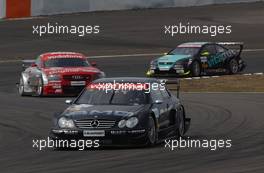 17.08.2003 Nürburg, Deutschland, Jean Alesi (FRA), AMG-Mercedes, Mercedes-Benz CLK-DTM, in front of Martin Tomczyk (GER), S line Audi Junior Team, Abt-Audi TT-R, and Manuel Reuter (GER), OPC Team Holzer, Opel Astra V8 Coupé - DTM 2003 in Nürburg, Grand-Prix-Kurs des Nürburgring (Deutsche Tourenwagen Masters)  - Weitere Bilder auf www.xpb.cc, eMail: info@xpb.cc - Belegexemplare senden. c Copyright: Kennzeichnung mit: Miltenburg / xpb.cc