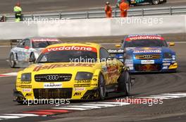 17.08.2003 Nürburg, Deutschland, Laurent Aiello (FRA), Hasseröder Abt-Audi, Abt-Audi TT-R, in front of Mattias Ekström (SWE), PlayStation 2 Red Bull Abt-Audi, Abt-Audi TT-R, and Christijan Albers (NED), Express-Service AMG-Mercedes, Mercedes-Benz CLK-DTM - DTM 2003 in Nürburg, Grand-Prix-Kurs des Nürburgring (Deutsche Tourenwagen Masters)  - Weitere Bilder auf www.xpb.cc, eMail: info@xpb.cc - Belegexemplare senden. c Copyright: Kennzeichnung mit: Miltenburg / xpb.cc