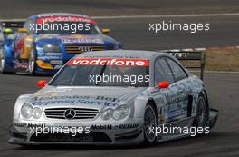 17.08.2003 Nürburg, Deutschland, Christijan Albers (NED), Express-Service AMG-Mercedes, Mercedes-Benz CLK-DTM, in front of Mattias Ekström (SWE), PlayStation 2 Red Bull Abt-Audi, Abt-Audi TT-R - DTM 2003 in Nürburg, Grand-Prix-Kurs des Nürburgring (Deutsche Tourenwagen Masters)  - Weitere Bilder auf www.xpb.cc, eMail: info@xpb.cc - Belegexemplare senden. c Copyright: Kennzeichnung mit: Miltenburg / xpb.cc