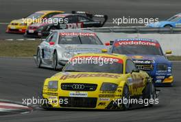 17.08.2003 Nürburg, Deutschland, Sonntag, Laurent Aiello (FRA), Hasseröder Abt-Audi, Abt-Audi TT-R, Mattias Ekström (SWE), PlayStation 2 Red Bull Abt-Audi, Abt-Audi TT-R, Christijan Albers (NED), ExpressService AMG-Mercedes, Mercedes-Benz CLK-DTM - DTM 2003 am Nürburgring, Nuerburg, Germany, Deutsche Tourenwagen Masters - Weitere Bilder auf www.xpb.cc, eMail: info@xpb.cc - Belegexemplare senden. c Copyright: Kennzeichnung mit:  xpb.cc