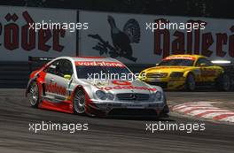 22.06.2003 Nürnberg, Deutschland, Bernd Schneider (GER), Vodafone AMG-Mercedes, Mercedes-Benz CLK-DTM, in front of Christian Abt (GER), Hasseröder Abt-Audi, Abt-Audi TT-R - DTM 2003 in Nürnberg, Norisring (Deutsche Tourenwagen Masters)  - Weitere Bilder auf www.xpb.cc, eMail: info@xpb.cc - Belegexemplare senden. c Copyright: Kennzeichnung mit: Miltenburg / xpb.cc