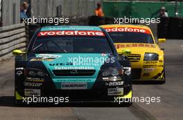 22.06.2003 Nürnberg, Deutschland, Manuel Reuter (GER), OPC Team Holzer, Opel Astra V8 Coupé, in front of Christian Abt (GER), Hasseröder Abt-Audi, Abt-Audi TT-R - DTM 2003 in Nürnberg, Norisring (Deutsche Tourenwagen Masters)  - Weitere Bilder auf www.xpb.cc, eMail: info@xpb.cc - Belegexemplare senden. c Copyright: Kennzeichnung mit: Miltenburg / xpb.cc