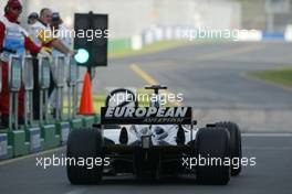 07.03.2003 Melbourne, Australien, MEL, Formel1, Freitag, 1tes freise Training (8.30-10.30am),  Jos Verstappen (NL, 19), Minardi Cosworth, PS03, auf der Strecke (Track) - Albert Park Circuit, (Fosters Australian Grand Prix 2003, Victoria, Australia, Formel 1, F1)  c Copyright: Photos mit - xpb.cc - kennzeichnen, weitere Bilder auf www.xpb.cc, eMail: info@xpb.cc - Belegexemplare senden.