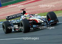 08.03.2003 Melbourne, Australien, MEL, Formel1, Samstag, Training, Justin Wilson (GB, 18), Minardi Cosworth, PS03, auf der Strecke (Track) - Albert Park Circuit, (Fosters Australian Grand Prix 2003, Victoria, Australia, Formel 1, F1)  c Copyright: Photos mit - xpb.cc - kennzeichnen, weitere Bilder auf www.xpb.cc, eMail: info@xpb.cc - Belegexemplare senden.