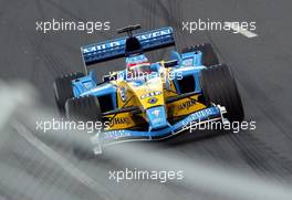 08.03.2003 Melbourne, Australien, MEL, Formel1, Samstag, Training, Fernando Alonso (E, 08), Mild Seven Renault F1 Team, R23, auf der Strecke (Track) - Albert Park Circuit, (Fosters Australian Grand Prix 2003, Victoria, Australia, Formel 1, F1)  c Copyright: Photos mit - xpb.cc - kennzeichnen, weitere Bilder auf www.xpb.cc, eMail: info@xpb.cc - Belegexemplare senden.