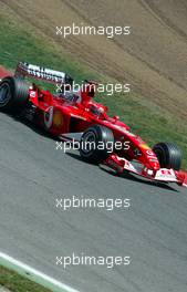 02.05.2003 Granollers, Spanien, BCN, Formel1, Freitag, Michael Schumacher (D, 01), Scuderia Ferrari Marlboro, F2003-GA, auf der Strecke (Track) - (Barcelona, Spanien, Spain, Circuit de Catalunya, Grand Prix of Spain 2003, Formel 1, F1)  - Weitere Bilder auf www.xpb.cc, eMail: info@xpb.cc - Belegexemplare senden. Abdruck ist honorarpflichtig. c Copyrightnachweis: xpb.cc