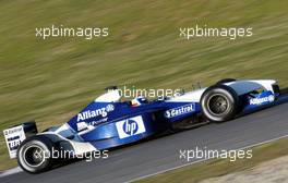 14.01.2003 Barcelona, Spanien, BCN, Formel1 Tests, Dienstag, hier: Testfahrer Marc Gene (BMW WilliamsF1) auf dem Track - Circuit de Catalunia in Granollers bei Barcelona (Januar, Testfahrten, Spain, Formel 1, F1, 2003)  c Copyright: Photos mit - xpb.cc - kennzeichnen, weitere Bilder auf der Bilddatenbank