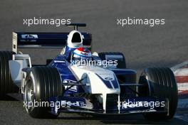 14.01.2003 Barcelona, Spanien, BCN, Formel1 Tests, Dienstag, hier: Marc Gene (BMW WilliamsF1) auf dem Track - Circuit de Catalunia in Granollers bei Barcelona (Januar, Testfahrten, Spain, Formel 1, F1, 2003)  c Copyright: Photos mit - xpb.cc - kennzeichnen, weitere Bilder auf der Bilddatenbank