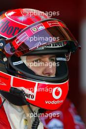 21.01.2003 Barcelona, Spanien, BCN, Formel1 Tests, Dienstag, erster Einsatz nach der Winterpause von Michael Schumacher (D), Scuderia Ferrari Marlboro, Portrait - Circuit de Catalunia in Granollers bei Barcelona (Januar, Testfahrten, Spain, Formel 1, F1, 2003)  c Copyright: Photos mit - xpb.cc - kennzeichnen, weitere Bilder auf der Bilddatenbank