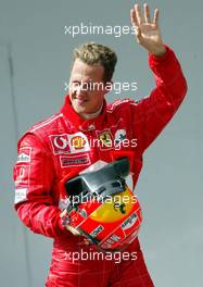 05.04.2003 SAO PAULO, BRASILIEN, BR, FORMEL1, SAMSTAG, QUALYFYING, MICHAEL SCHUMACHER (D, FERRARI) - AUTODROMO JOSE CARLOS PACE, INTERLAGOS (2003 GRAND PRIX OF BRAZIL, FORMEL 1, F1).  c COPYRIGHT: PHOTOS MIT - XPB.CC - KENNZEICHNEN, WEITERE BILDER AUF WWW.XPB.CC, EMAIL: INFO@XPB.CC - BELEGEXEMPLARE SENDEN.