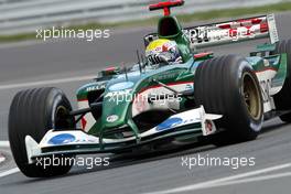 13.06.2003 Montreal, Kanada, CAN, Formel1, Freitag, freies Training, Mark Webber (AUS, 14), Jaguar Racing, R4, auf der Strecke (Track) - Formel 1 Grand Prix (GP) von Kanada 2003 auf dem Circuit Gilles Villeneuve, Ile Notre-Dame, Canada, Quebec, F1 - Weitere Bilder auf www.xpb.cc, eMail: info@xpb.cc - Belegexemplare senden. Abdruck ist honorarpflichtig. c Copyrightnachweis: xpb.cc