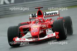 13.06.2003 Montreal, Kanada, CAN, Formel1, Freitag, Michael Schumacher (D, 01), Scuderia Ferrari Marlboro, F2003-GA, auf der Strecke (Track) - Formel 1 Grand Prix (GP) von Kanada 2003 auf dem Circuit Gilles Villeneuve, Ile Notre-Dame, Canada, Quebec, F1 - Weitere Bilder auf www.xpb.cc, eMail: info@xpb.cc - Belegexemplare senden. Abdruck ist honorarpflichtig. c Copyrightnachweis: xpb.cc