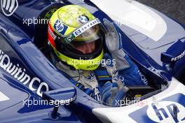 04.07.2003 Magny - Cours, Frankreich, F1, Freitag, Ralf Schumacher (D, 04), BMW WilliamsF1 Team, FW25, auf der Strecke (Track) - Magny - Cours, Circuit de Nevers, Formel 1 Grand Prix (GP) von Frankreich 2003, France, Nevers - Alle Bilder auf www.xpb.cc, eMail: info@xpb.cc - Abdruck ist honorarpflichtig. c Copyrightnachweis: xpb.cc