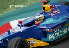 05.07.2003 Magny - Cours, Frankreich, F1, Samstag, Nick Heidfeld (D, 09), Sauber Petronas, C22, auf der Strecke (Track) - Magny - Cours, Circuit de Nevers, Formel 1 Grand Prix (GP) von Frankreich 2003, France, Nevers - Alle Bilder auf www.xpb.cc, eMail: info@xpb.cc - Abdruck ist honorarpflichtig. c Copyrightnachweis: xpb.cc