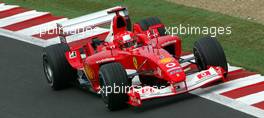 05.07.2003 Magny - Cours, Frankreich, F1, Samstag, Michael Schumacher (D, 01), Scuderia Ferrari Marlboro, F2003-GA, auf der Strecke (Track) - Magny - Cours, Circuit de Nevers, Formel 1 Grand Prix (GP) von Frankreich 2003, France, Nevers - Alle Bilder auf www.xpb.cc, eMail: info@xpb.cc - Abdruck ist honorarpflichtig. c Copyrightnachweis: xpb.cc