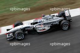 05.07.2003 Magny - Cours, Frankreich, F1, Samstag, David Coulthard (GB, 05), West McLaren Mercedes, MP4-17D, auf der Strecke (Track) - Magny - Cours, Circuit de Nevers, Formel 1 Grand Prix (GP) von Frankreich 2003, France, Nevers - Alle Bilder auf www.xpb.cc, eMail: info@xpb.cc - Abdruck ist honorarpflichtig. c Copyrightnachweis: xpb.cc