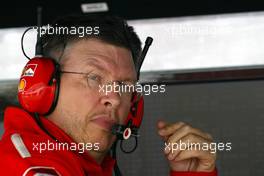 18.04.2003 Imola, San Marino, SM, Formel1, Freitag, Ross Brawn (Ferrari, Technischer Direktor, Technical Director), Portrait - (Imola, Autodromo Enzo e Dino Ferrari, 4,933 km - Grand Prix of San Marino 2003, Formel 1, F1)  - Weitere Bilder auf www.xpb.cc, eMail: info@xpb.cc - Belegexemplare senden. Abdruck ist honorarpflichtig. c Copyrightnachweis: xpb.cc