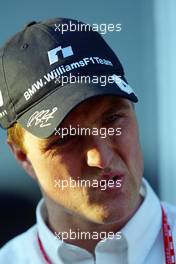 18.04.2003 Imola, San Marino, SM, Formel1, Freitag, Ralf Schumacher (D, BMW WilliamsF1) im Paddock Bereich, Portrait - (Imola, Autodromo Enzo e Dino Ferrari, 4,933 km - Grand Prix of San Marino 2003, Formel 1, F1)  - Weitere Bilder auf www.xpb.cc, eMail: info@xpb.cc - Belegexemplare senden. Abdruck ist honorarpflichtig. c Copyrightnachweis: xpb.cc