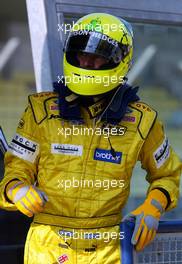 18.04.2003 Imola, San Marino, SM, Formel1, Freitag, Ralph Fireman (GB, Jordan Ford), (Imola, Autodromo Enzo e Dino Ferrari, 4,933 km - Grand Prix of San Marino 2003, Formel 1, F1)  - Weitere Bilder auf www.xpb.cc, eMail: info@xpb.cc - Belegexemplare senden. Abdruck ist honorarpflichtig. c Copyrightnachweis: xpb.cc