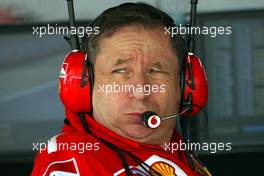 18.04.2003 Imola, San Marino, SM, Formel1, Freitag, Jean Todt (Ferrari, Teamchef, General Manager, GES), Portrait - (Imola, Autodromo Enzo e Dino Ferrari, 4,933 km - Grand Prix of San Marino 2003, Formel 1, F1)  - Weitere Bilder auf www.xpb.cc, eMail: info@xpb.cc - Belegexemplare senden. Abdruck ist honorarpflichtig. c Copyrightnachweis: xpb.cc