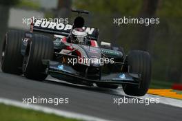 19.04.2003 Imola, San Marino, SM, Formel1, Samstag, Qualifying, Jos Verstappen (NL, 19), Minardi Cosworth, PS03, auf der Strecke (Track) - (Imola, Autodromo Enzo e Dino Ferrari, 4,933 km - Grand Prix of San Marino 2003, Formel 1, F1)  - Weitere Bilder auf www.xpb.cc, eMail: info@xpb.cc - Belegexemplare senden. Abdruck ist honorarpflichtig. c Copyrightnachweis: xpb.cc