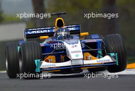 19.04.2003 Imola, San Marino, SM, Formel1, Samstag, Heinz-Harald Frentzen (Heinz Harald, D, 10), Sauber Petronas, C22, auf der Strecke (Track) - (Imola, Autodromo Enzo e Dino Ferrari, 4,933 km - Grand Prix of San Marino 2003, Formel 1, F1)  - Weitere Bilder auf www.xpb.cc, eMail: info@xpb.cc - Belegexemplare senden. Abdruck ist honorarpflichtig. c Copyrightnachweis: xpb.cc