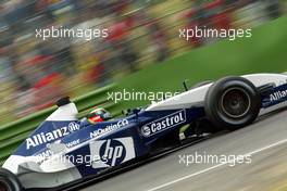 20.04.2003 Imola, San Marino, SM, Formel1, Sonntag (Ostern), Rennen, Ralf Schumacher (D, 04), BMW WilliamsF1 Team, FW25, auf der Strecke (Track) - (Imola, Autodromo Enzo e Dino Ferrari, 4,933 km - Grand Prix of San Marino 2003, Formel 1, F1)  - Weitere Bilder auf www.xpb.cc, eMail: info@xpb.cc - Belegexemplare senden. Abdruck ist honorarpflichtig. c Copyrightnachweis: xpb.cc