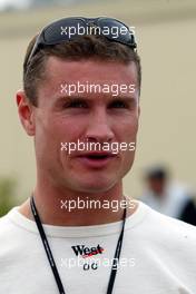 20.04.2003 Imola, San Marino, SM, Formel1, Sonntag (Ostern), David Coulthard (GB, McLaren Mercedes) Portrait - (Imola, Autodromo Enzo e Dino Ferrari, 4,933 km - Grand Prix of San Marino 2003, Formel 1, F1)  - Weitere Bilder auf www.xpb.cc, eMail: info@xpb.cc - Belegexemplare senden. Abdruck ist honorarpflichtig. c Copyrightnachweis: xpb.cc